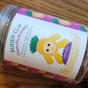 Scentsy Kids Plush  Buddy Clip Queen Pineapple Yellow Green Some Smell